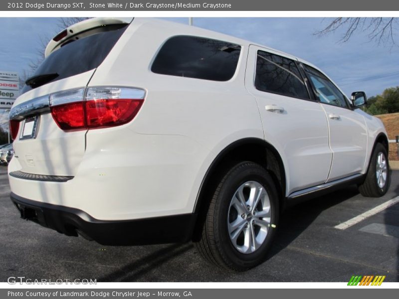 Stone White / Dark Graystone/Medium Graystone 2012 Dodge Durango SXT