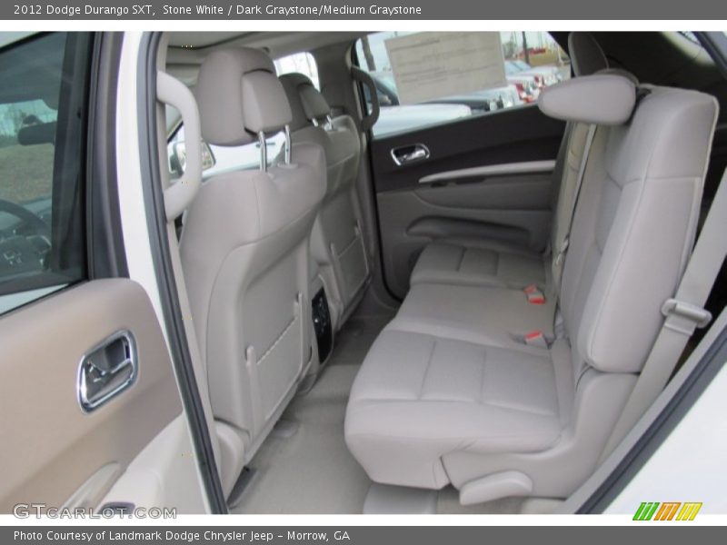 Stone White / Dark Graystone/Medium Graystone 2012 Dodge Durango SXT