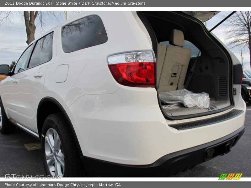 Stone White / Dark Graystone/Medium Graystone 2012 Dodge Durango SXT