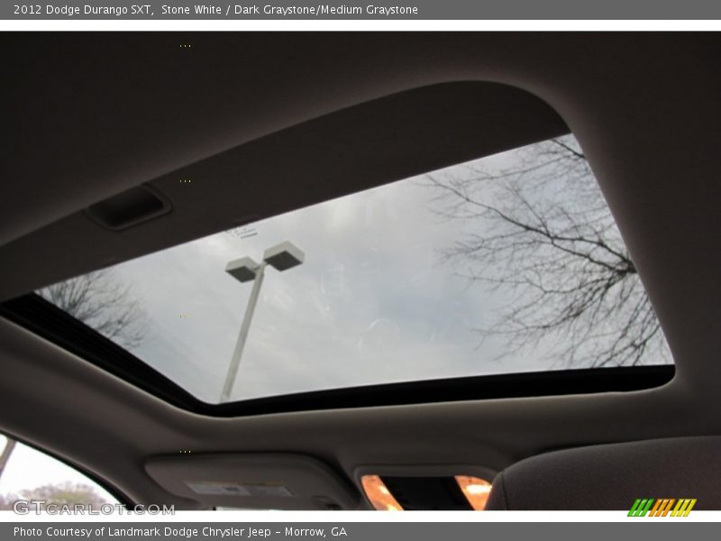 Stone White / Dark Graystone/Medium Graystone 2012 Dodge Durango SXT