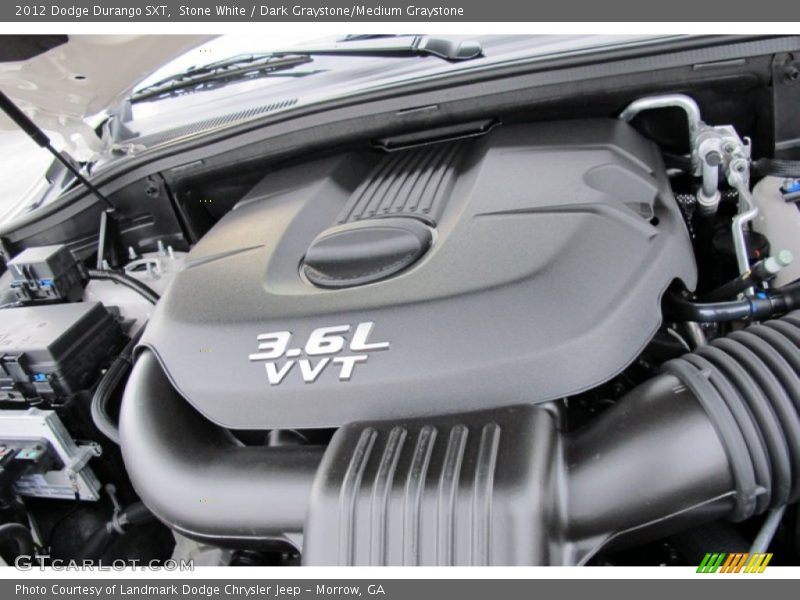 Stone White / Dark Graystone/Medium Graystone 2012 Dodge Durango SXT