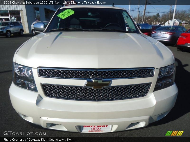 White Diamond Tricoat / Ebony 2008 Chevrolet Suburban 1500 LTZ 4x4