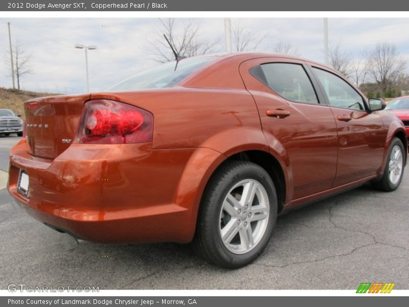 Copperhead Pearl / Black 2012 Dodge Avenger SXT