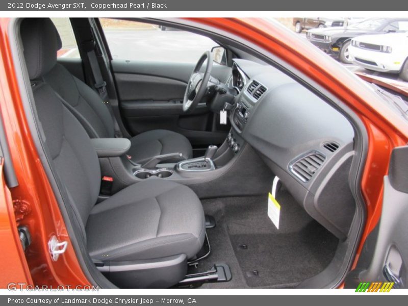  2012 Avenger SXT Black Interior