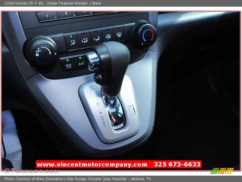 Urban Titanium Metallic / Black 2009 Honda CR-V EX