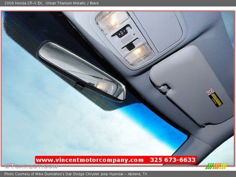 Urban Titanium Metallic / Black 2009 Honda CR-V EX