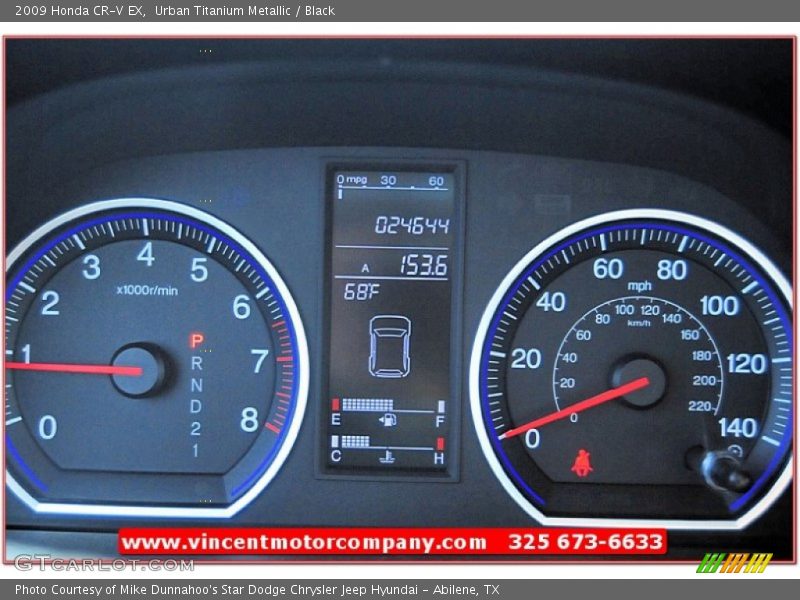 Urban Titanium Metallic / Black 2009 Honda CR-V EX