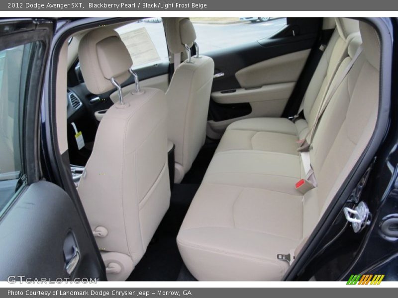 Blackberry Pearl / Black/Light Frost Beige 2012 Dodge Avenger SXT