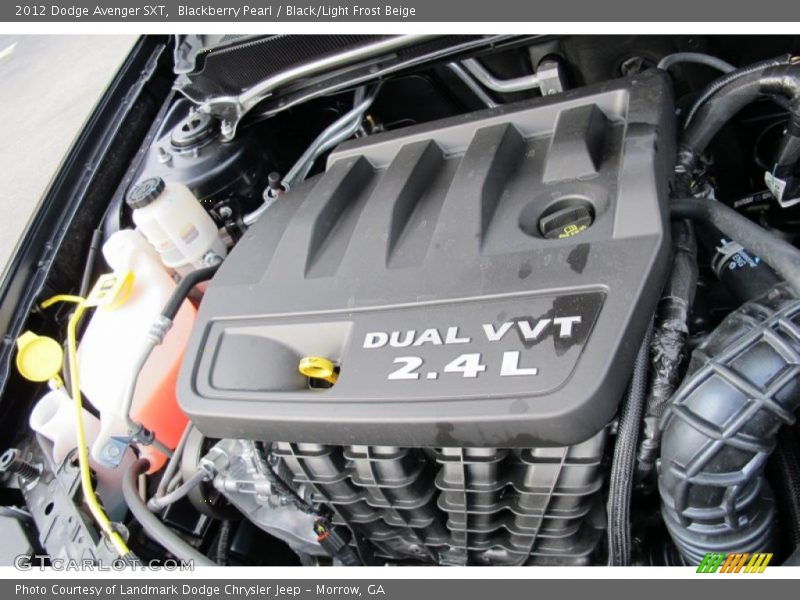 Blackberry Pearl / Black/Light Frost Beige 2012 Dodge Avenger SXT