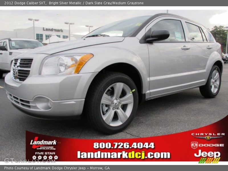 Bright Silver Metallic / Dark Slate Gray/Medium Graystone 2012 Dodge Caliber SXT