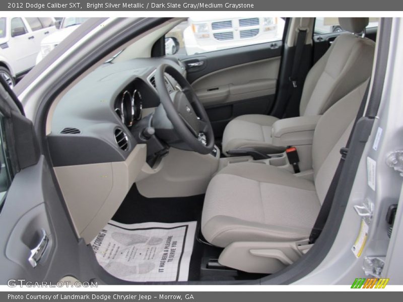 Bright Silver Metallic / Dark Slate Gray/Medium Graystone 2012 Dodge Caliber SXT
