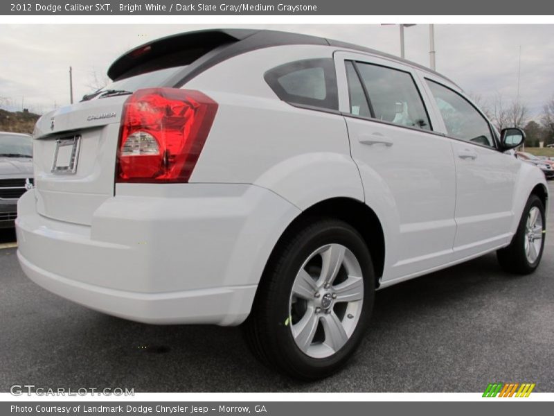 Bright White / Dark Slate Gray/Medium Graystone 2012 Dodge Caliber SXT