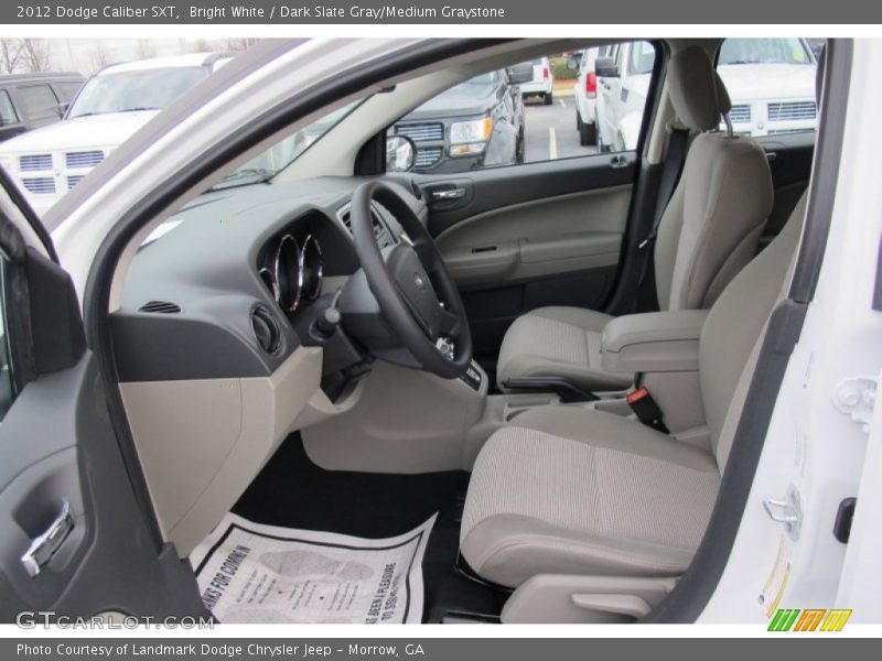 Bright White / Dark Slate Gray/Medium Graystone 2012 Dodge Caliber SXT
