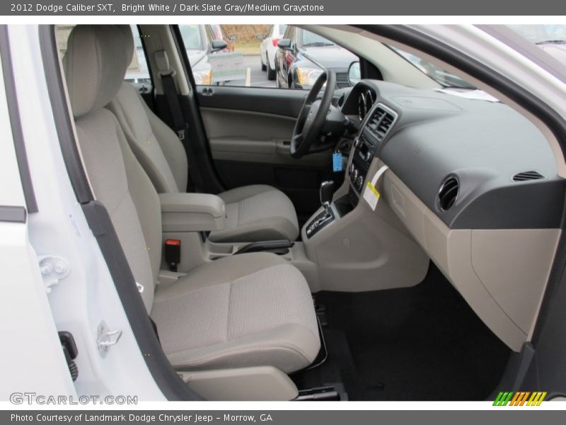 Bright White / Dark Slate Gray/Medium Graystone 2012 Dodge Caliber SXT