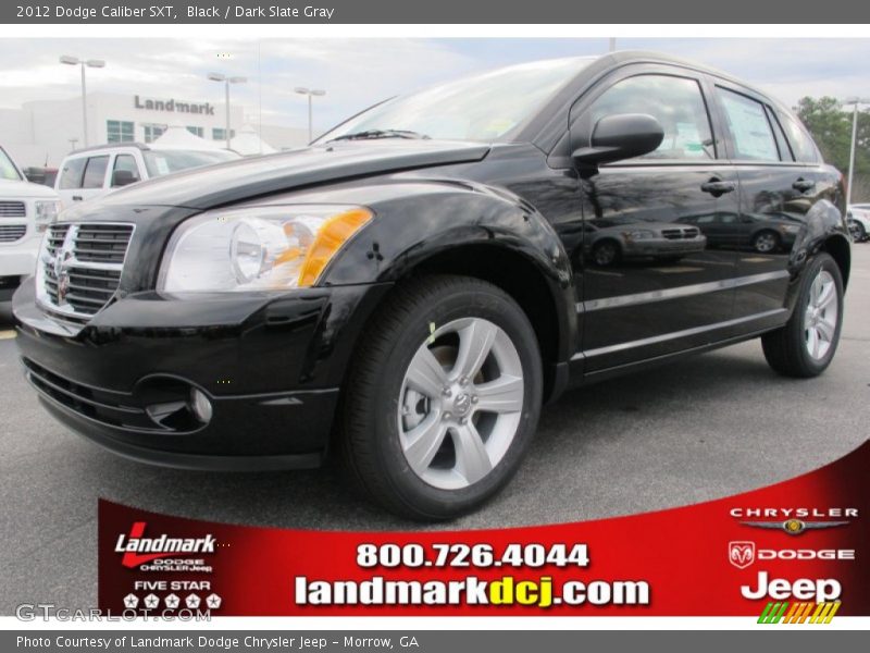 Black / Dark Slate Gray 2012 Dodge Caliber SXT