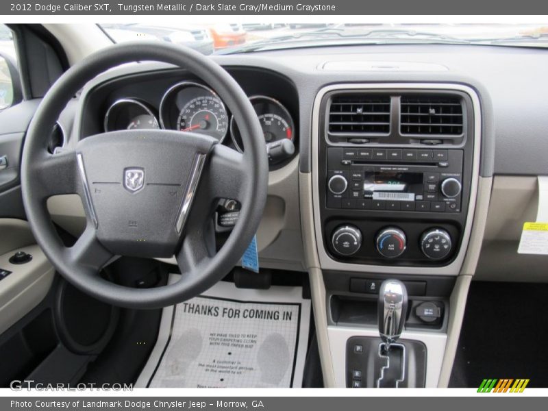 Tungsten Metallic / Dark Slate Gray/Medium Graystone 2012 Dodge Caliber SXT