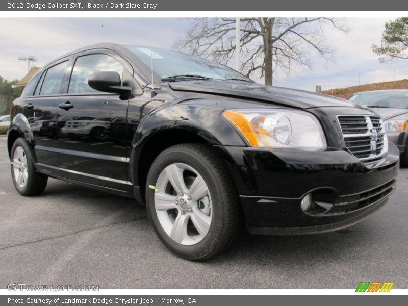 Black / Dark Slate Gray 2012 Dodge Caliber SXT