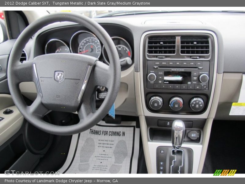 Tungsten Metallic / Dark Slate Gray/Medium Graystone 2012 Dodge Caliber SXT