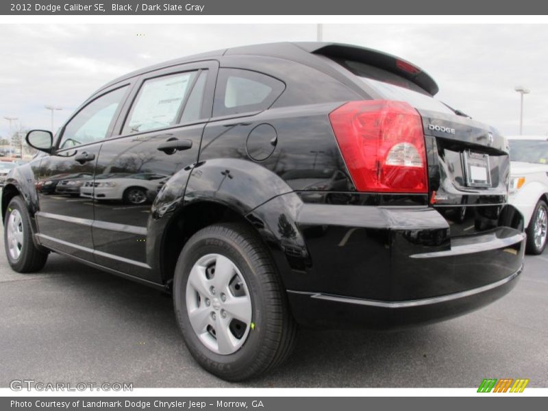 Black / Dark Slate Gray 2012 Dodge Caliber SE