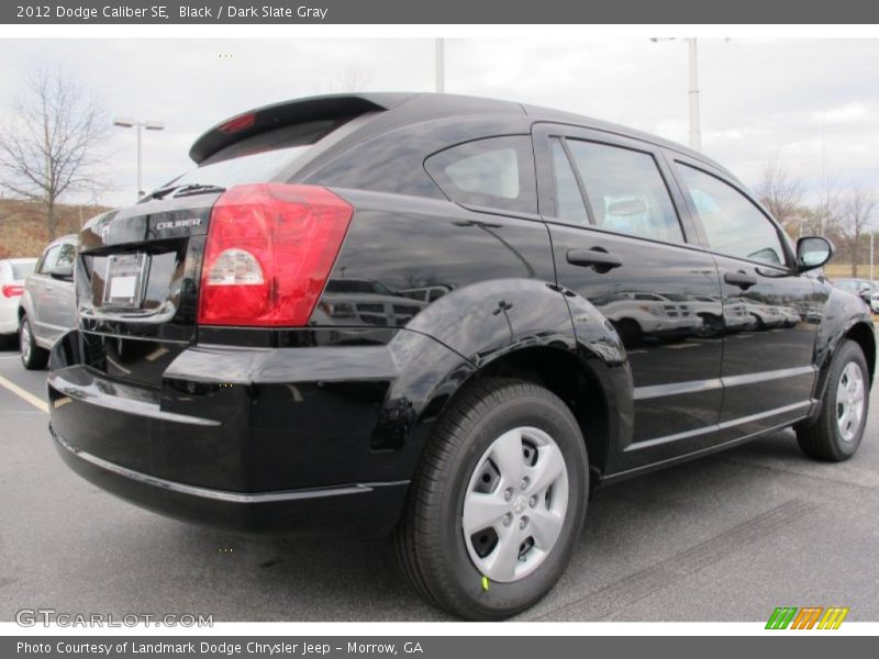 Black / Dark Slate Gray 2012 Dodge Caliber SE
