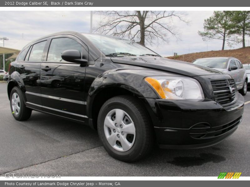 Black / Dark Slate Gray 2012 Dodge Caliber SE