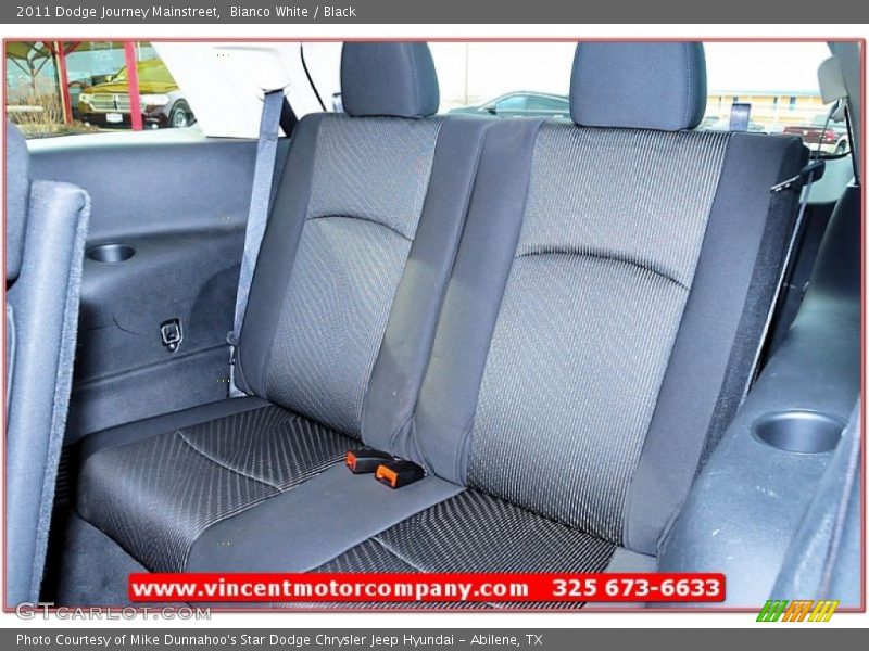 Bianco White / Black 2011 Dodge Journey Mainstreet