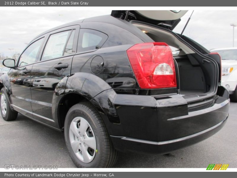 Black / Dark Slate Gray 2012 Dodge Caliber SE