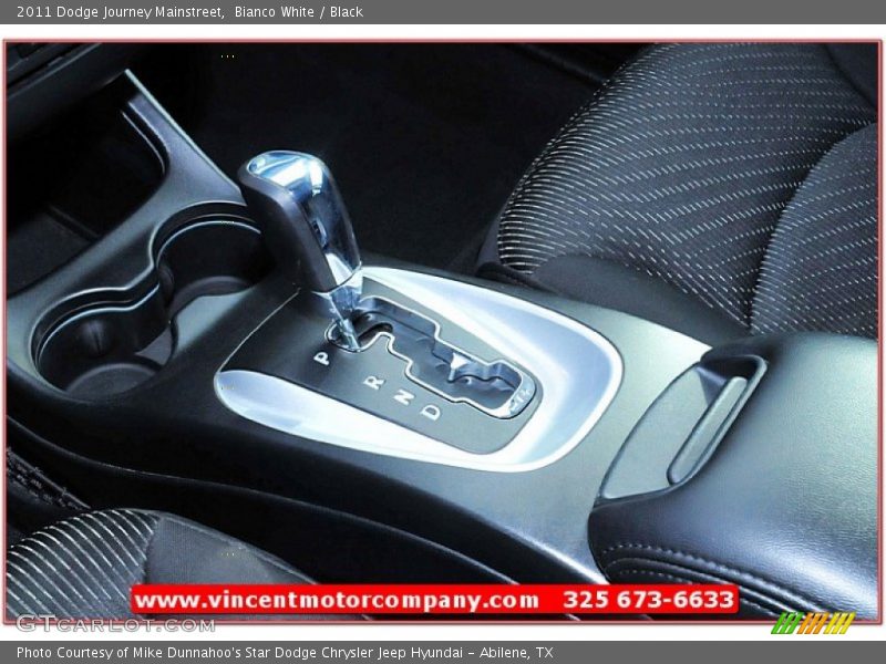 Bianco White / Black 2011 Dodge Journey Mainstreet