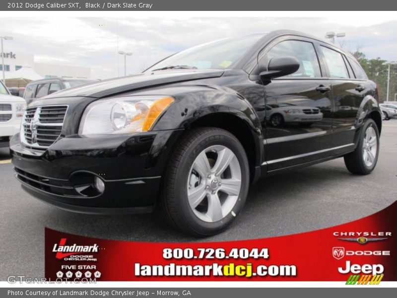 Black / Dark Slate Gray 2012 Dodge Caliber SXT
