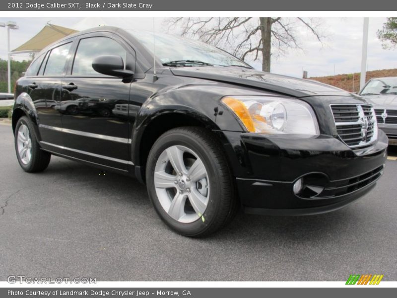 Black / Dark Slate Gray 2012 Dodge Caliber SXT