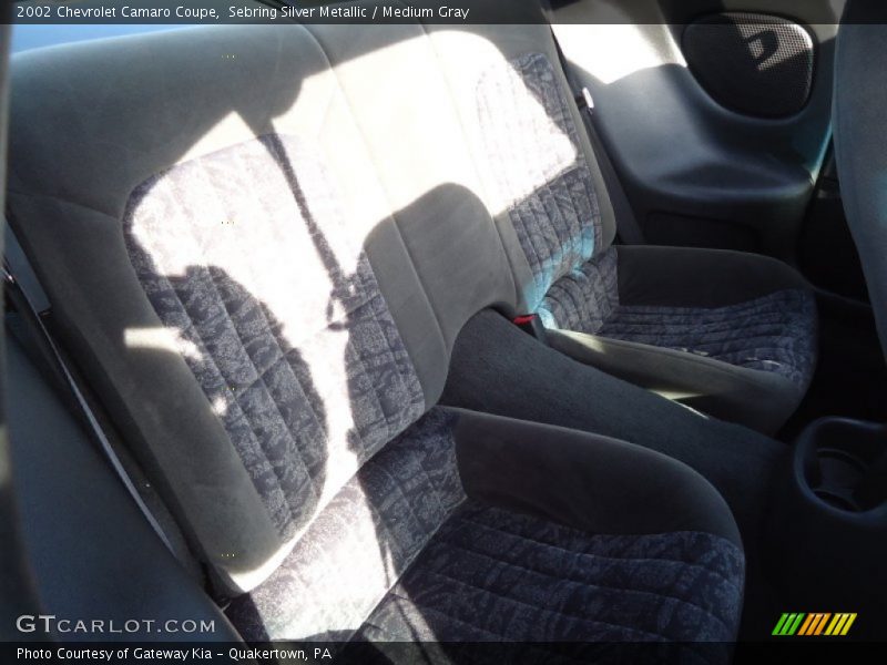 Sebring Silver Metallic / Medium Gray 2002 Chevrolet Camaro Coupe