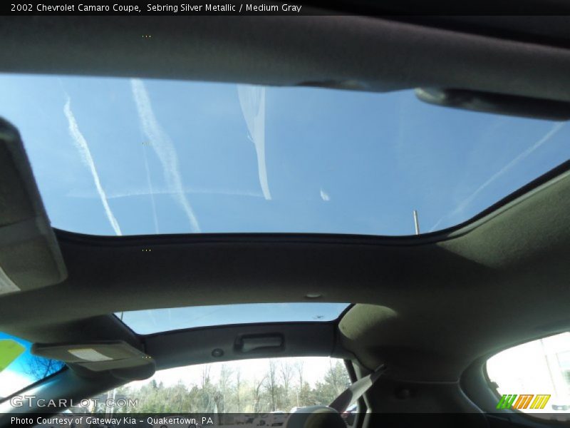 Sunroof of 2002 Camaro Coupe