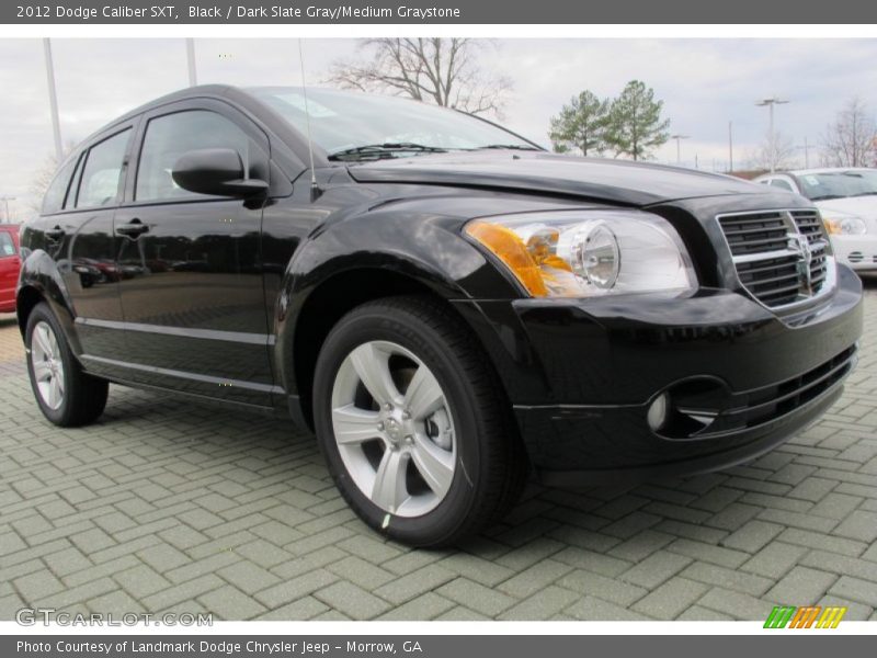 Black / Dark Slate Gray/Medium Graystone 2012 Dodge Caliber SXT