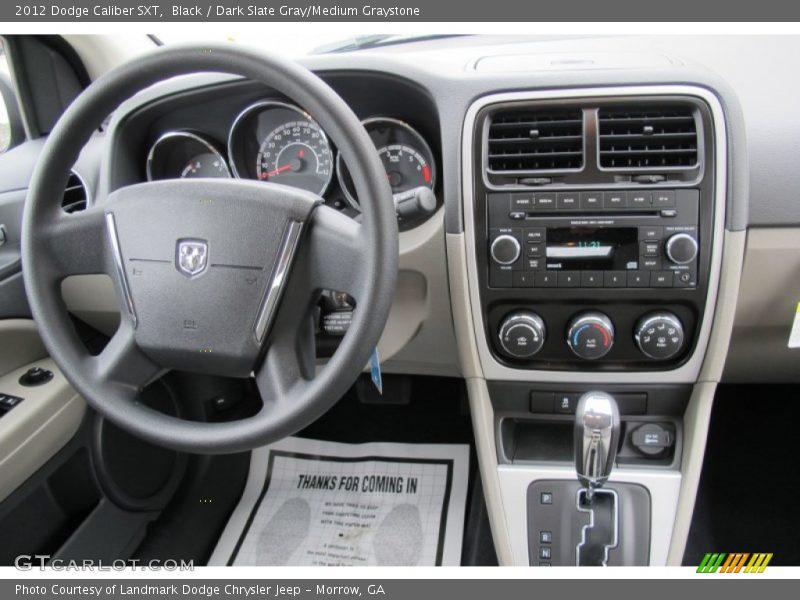 Black / Dark Slate Gray/Medium Graystone 2012 Dodge Caliber SXT