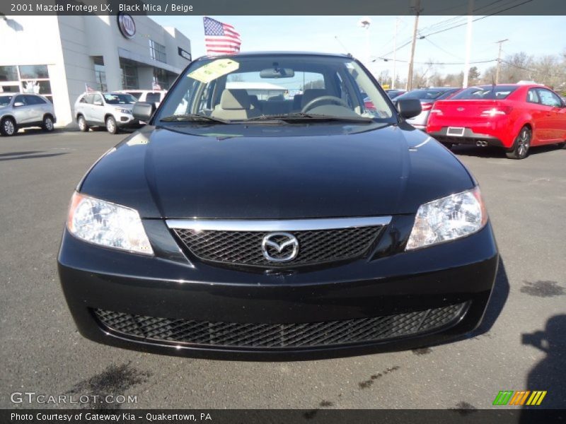 Black Mica / Beige 2001 Mazda Protege LX