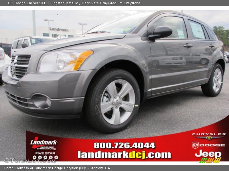 Tungsten Metallic / Dark Slate Gray/Medium Graystone 2012 Dodge Caliber SXT