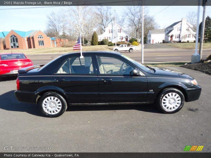 Black Mica / Beige 2001 Mazda Protege LX