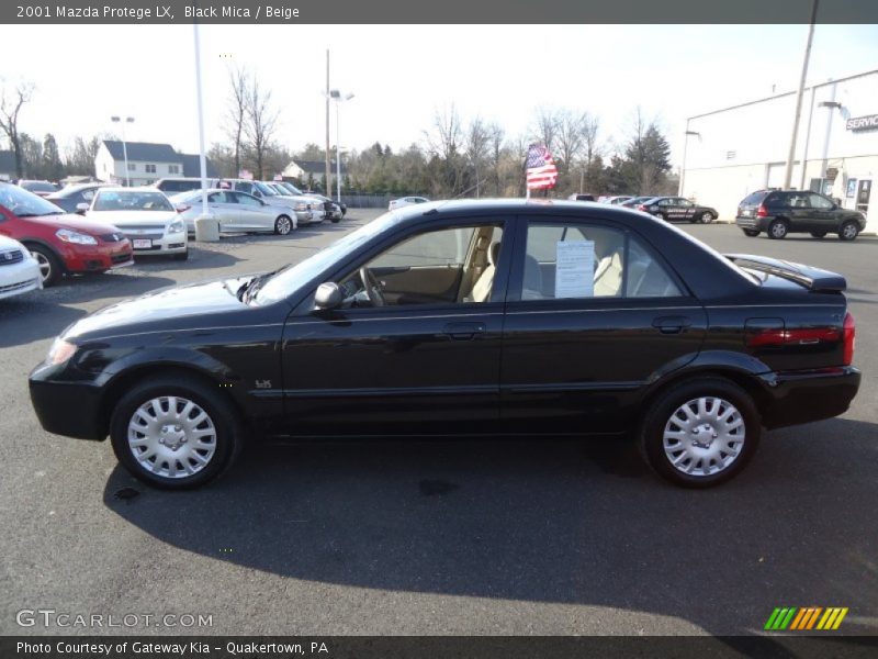 Black Mica / Beige 2001 Mazda Protege LX