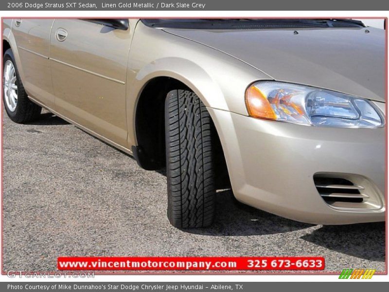 Linen Gold Metallic / Dark Slate Grey 2006 Dodge Stratus SXT Sedan