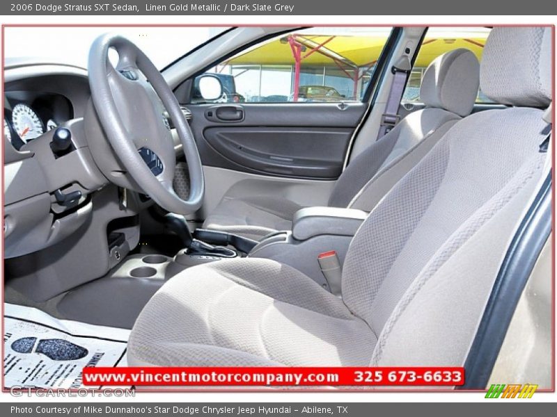 Linen Gold Metallic / Dark Slate Grey 2006 Dodge Stratus SXT Sedan