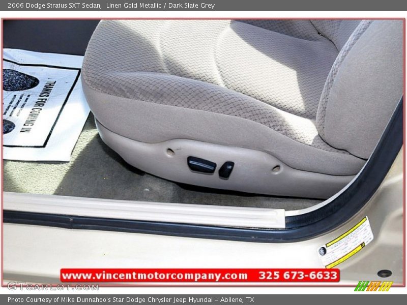 Linen Gold Metallic / Dark Slate Grey 2006 Dodge Stratus SXT Sedan