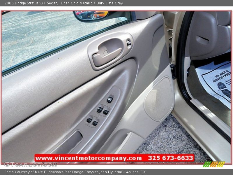 Linen Gold Metallic / Dark Slate Grey 2006 Dodge Stratus SXT Sedan