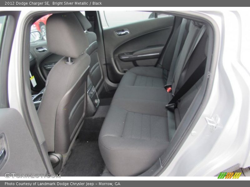 Bright Silver Metallic / Black 2012 Dodge Charger SE