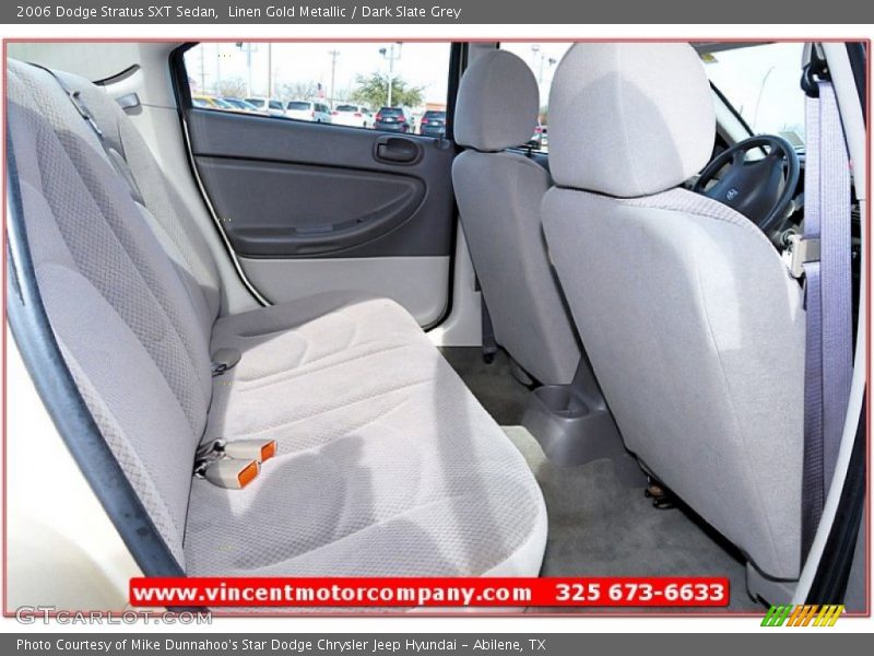 Linen Gold Metallic / Dark Slate Grey 2006 Dodge Stratus SXT Sedan