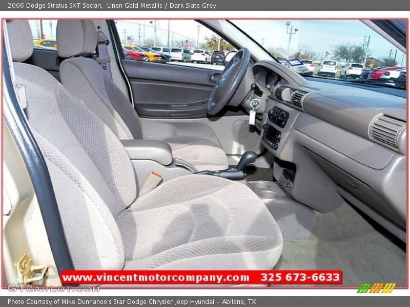 Linen Gold Metallic / Dark Slate Grey 2006 Dodge Stratus SXT Sedan