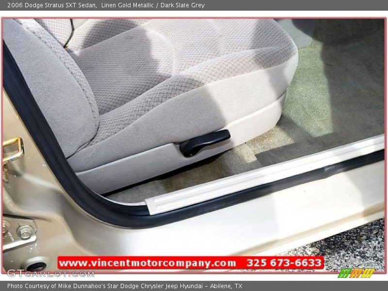 Linen Gold Metallic / Dark Slate Grey 2006 Dodge Stratus SXT Sedan