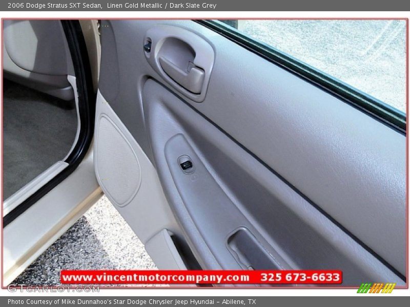 Linen Gold Metallic / Dark Slate Grey 2006 Dodge Stratus SXT Sedan