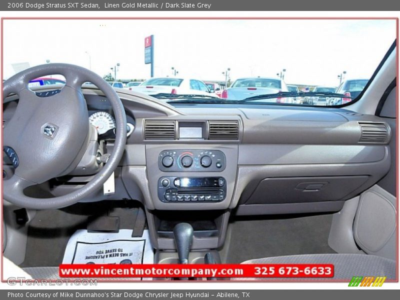 Linen Gold Metallic / Dark Slate Grey 2006 Dodge Stratus SXT Sedan
