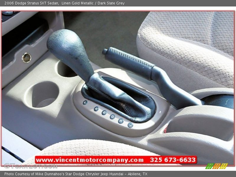 Linen Gold Metallic / Dark Slate Grey 2006 Dodge Stratus SXT Sedan