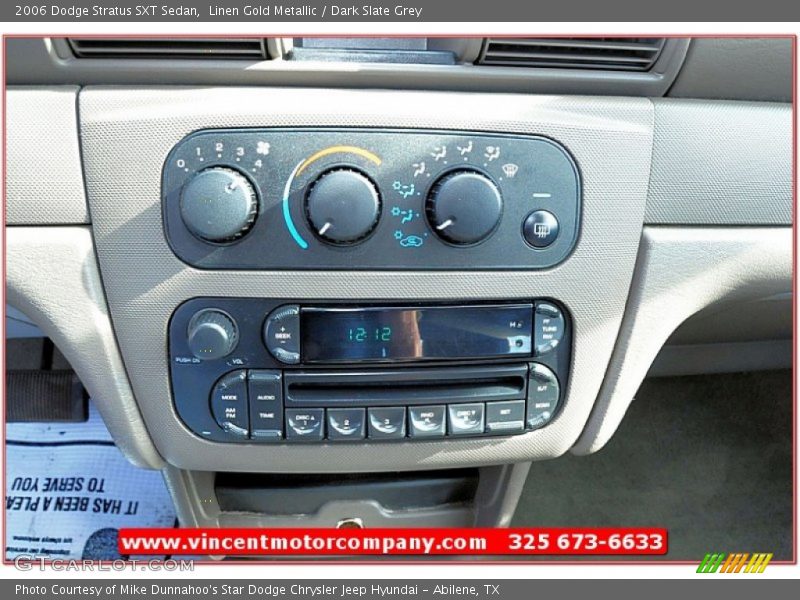 Linen Gold Metallic / Dark Slate Grey 2006 Dodge Stratus SXT Sedan